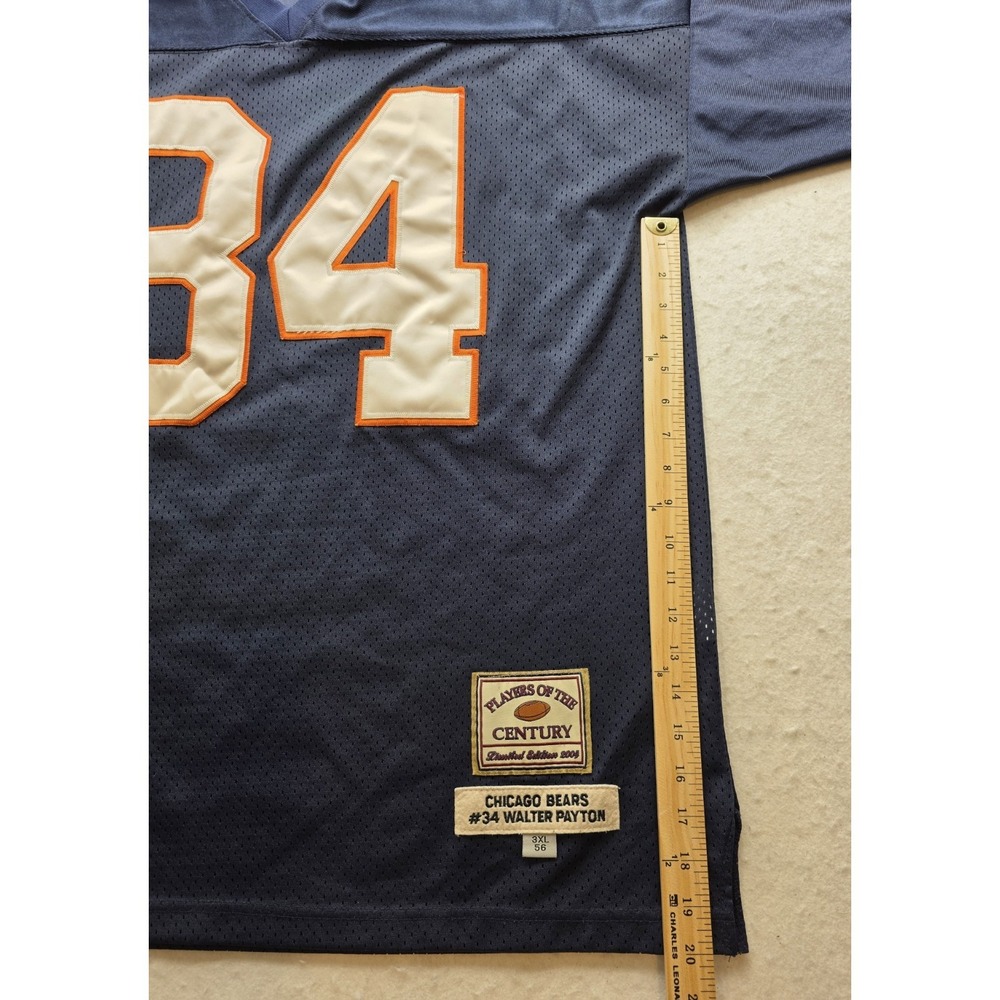 Players of the Century 34 Walter Payton 2004 Limited Edition Jersey. Size 3XL - Picture 6 of 9